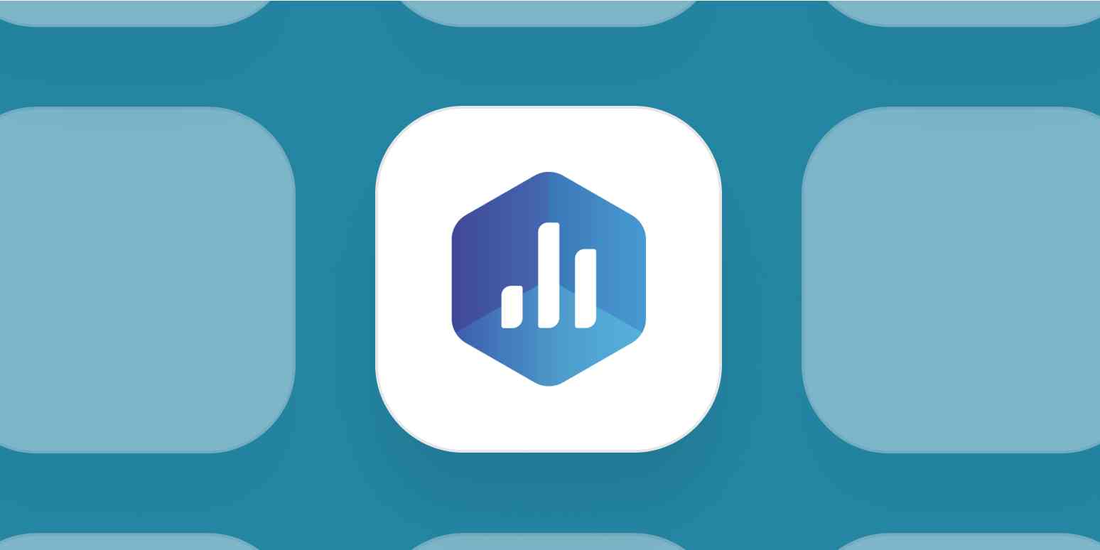 Hero image for app of the day with the Databox logo on a turquoise background