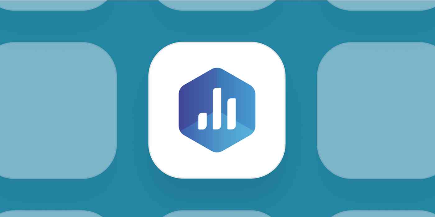 Hero image for app of the day with the Databox logo on a turquoise background