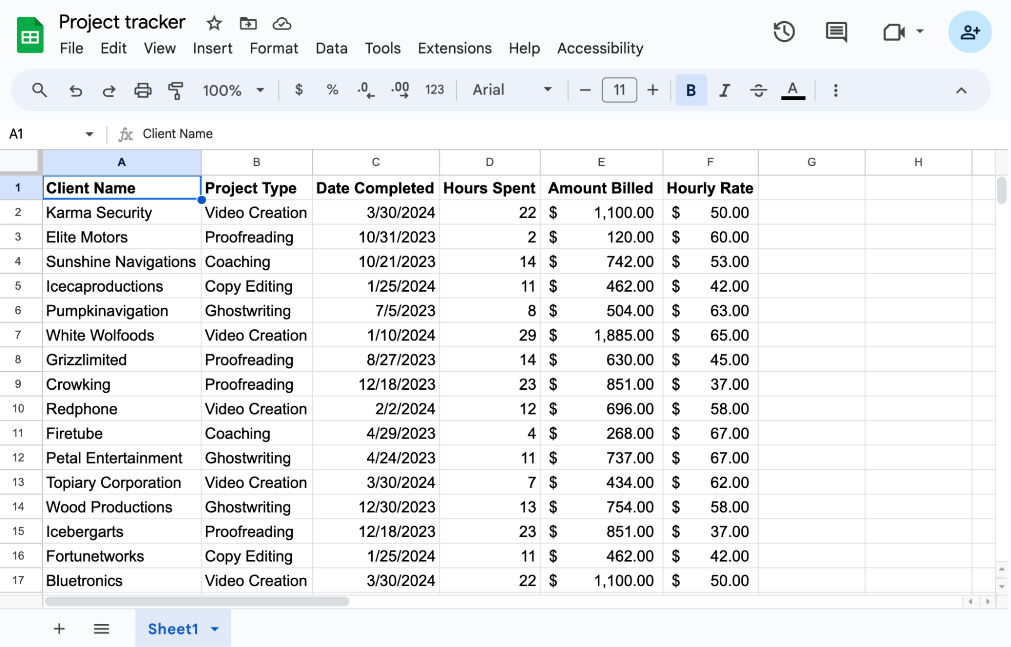 How To Make A Table In Google Sheets | Zapier