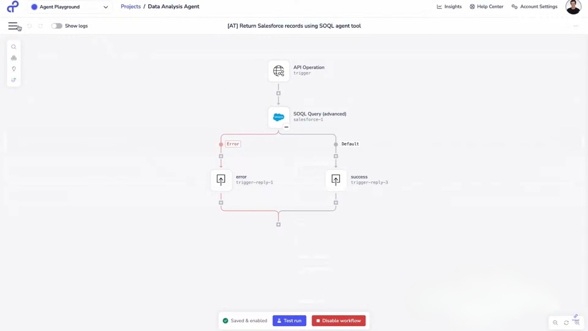 The Tray agent builder