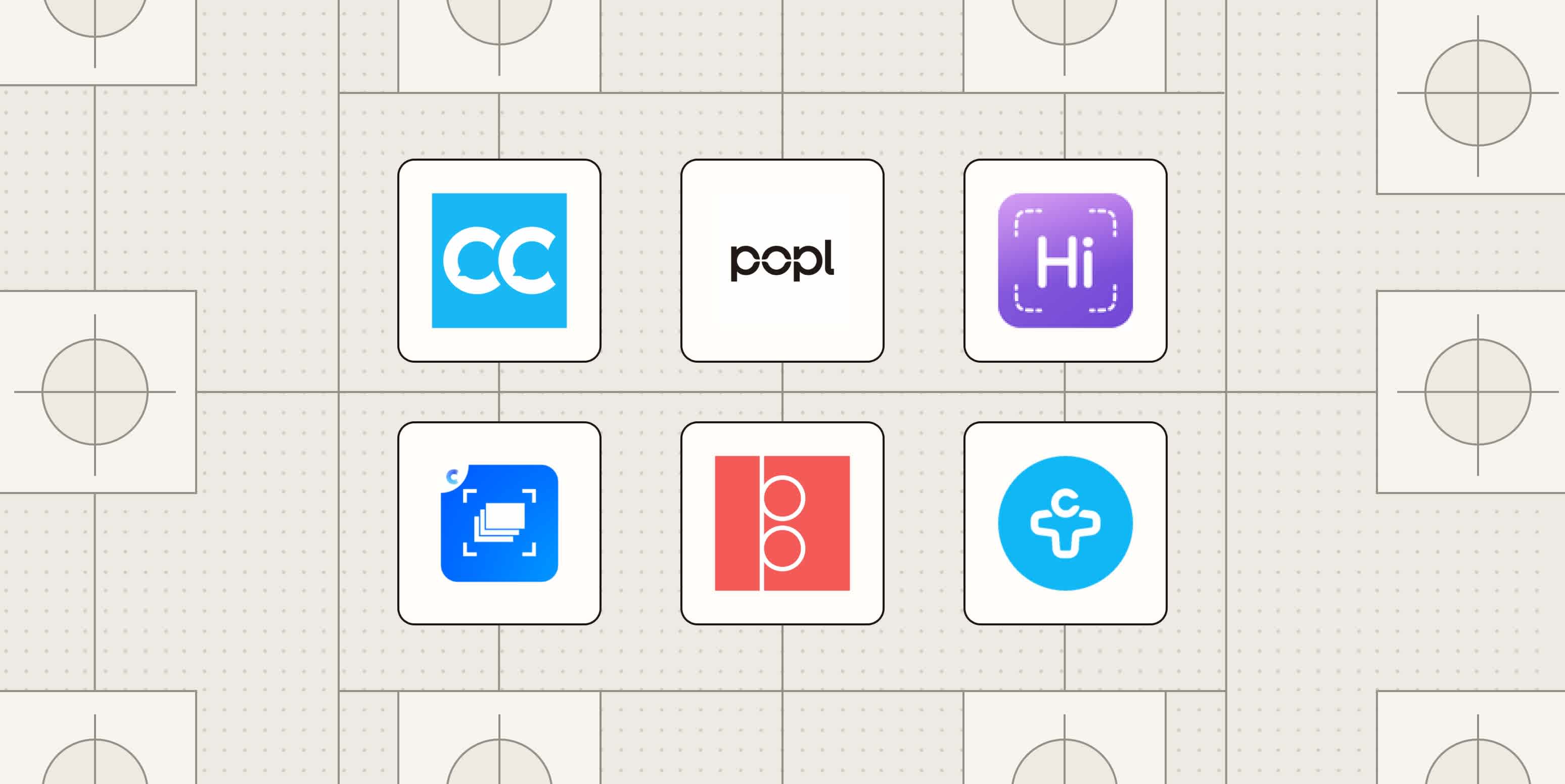 A hero image with the logos of the best business card scanners