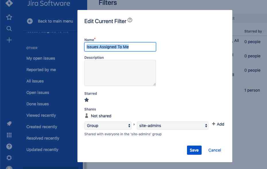How to Create a Filter in Jira