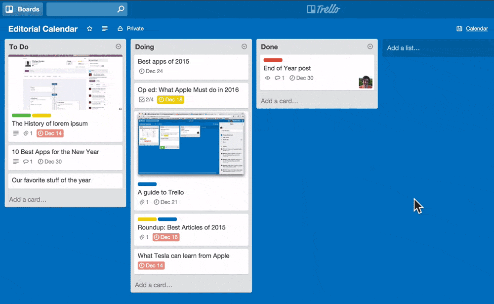 Using Kanban and Trello to Manage Development