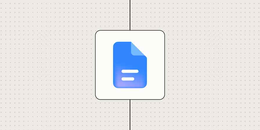Google Docs logo, which is a simplified illustration of a piece of paper with a dogeared corner.