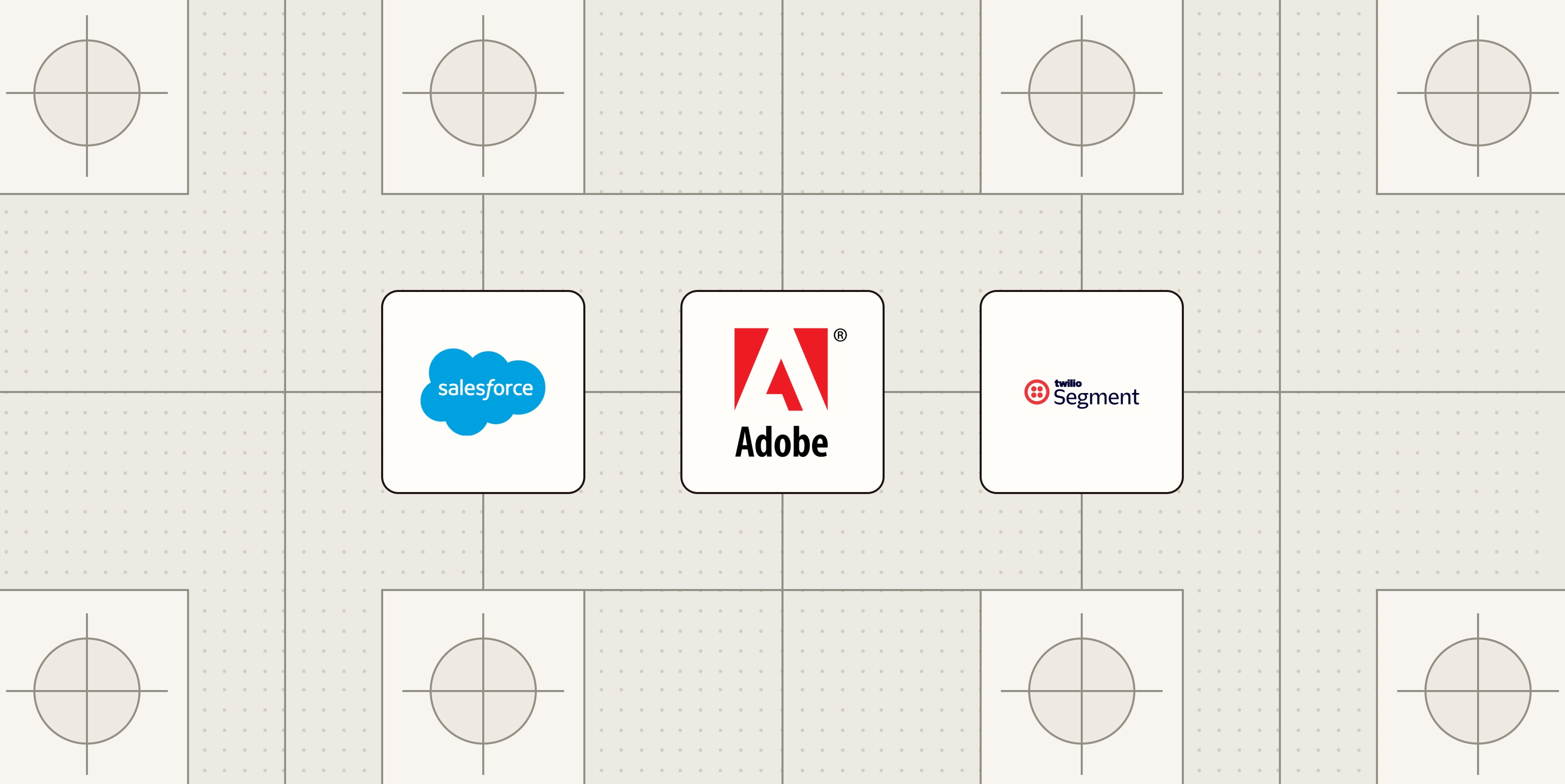 Hero image with the logos of the best customer data platforms