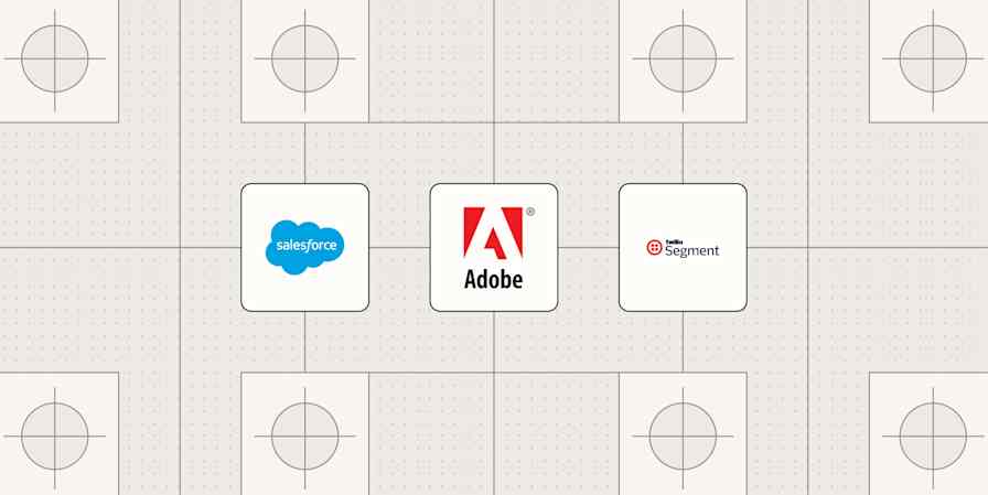 Hero image with the logos of the best customer data platforms