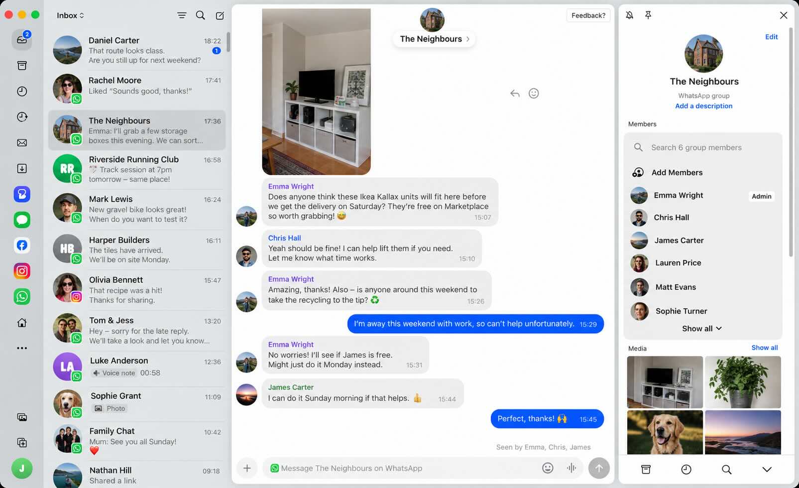Beeper, our pick for the best all-in-one messaging app