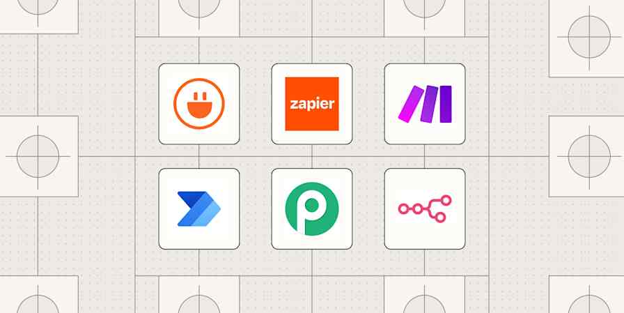 Hero image with the logos of the best IFTTT alternatives