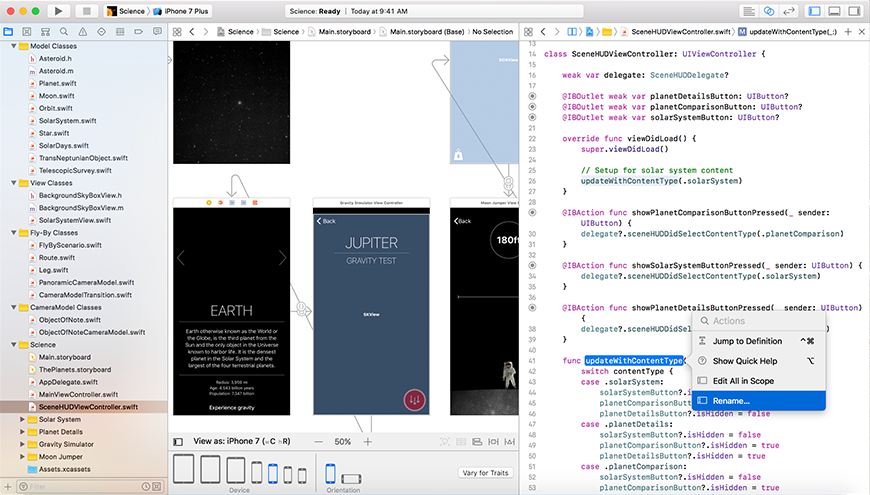 Xcode screenshot