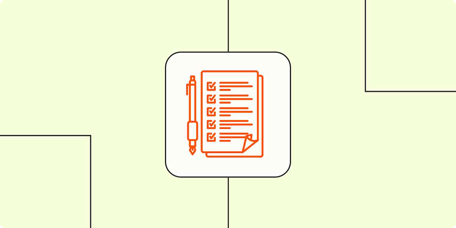 Hero image with an icon representing a personal inventory