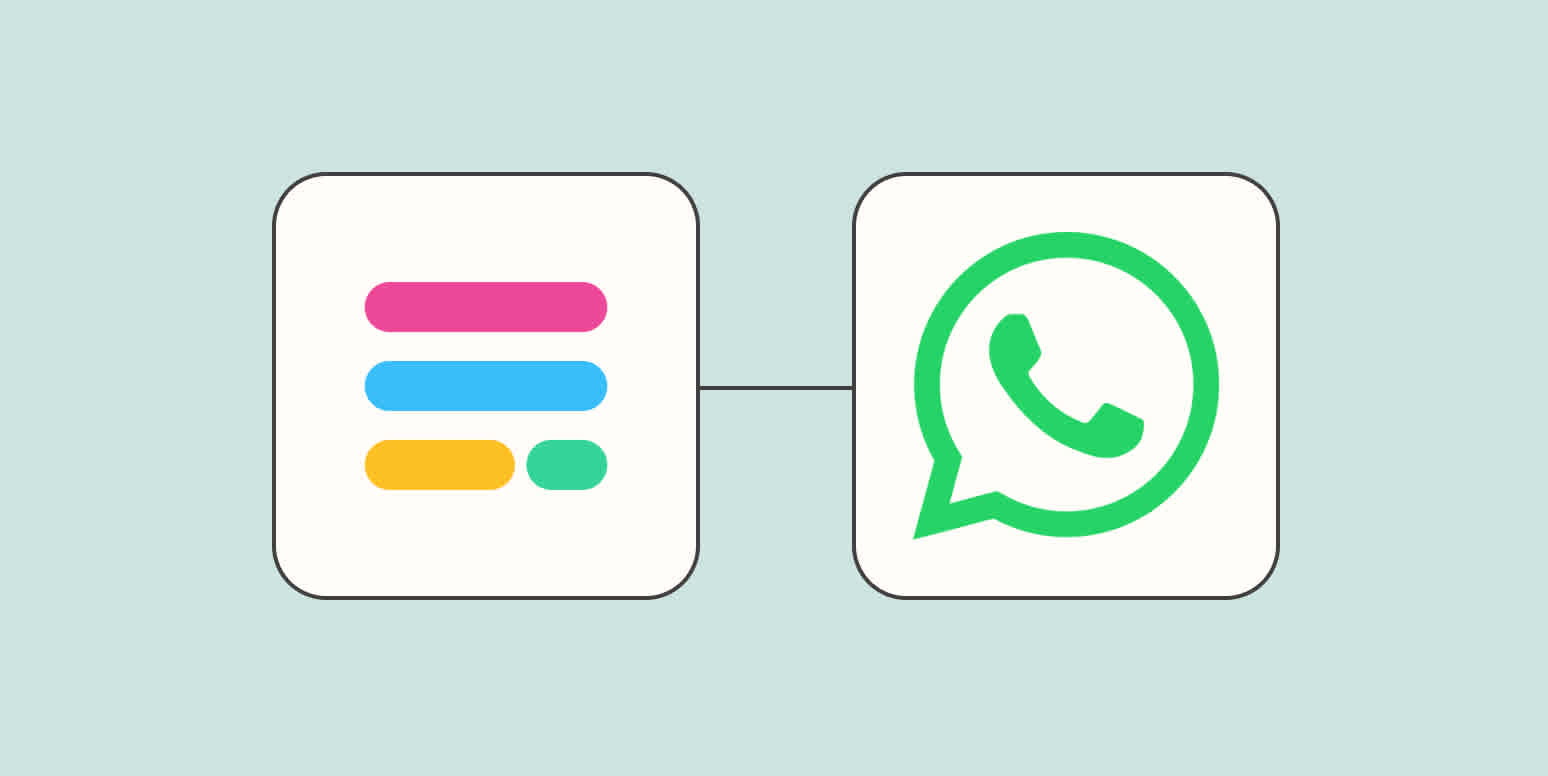 Hero with Fillout and WhatsApp Business logos.