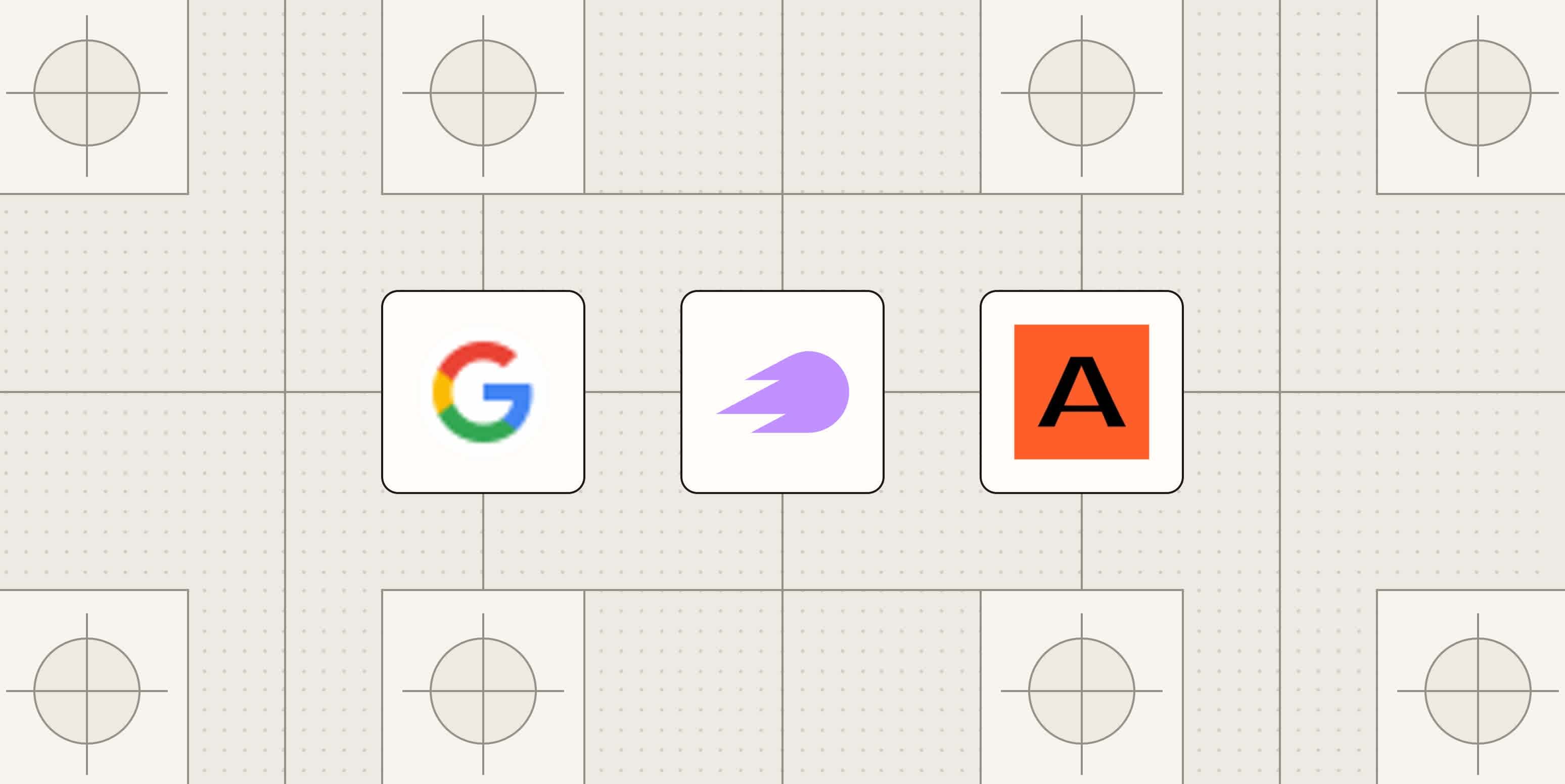 Hero image with the logos of the best keyword research tools