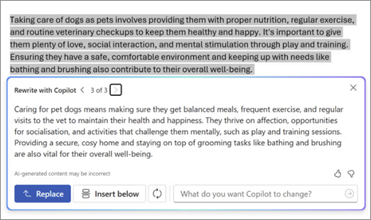 Using Copilot in Word