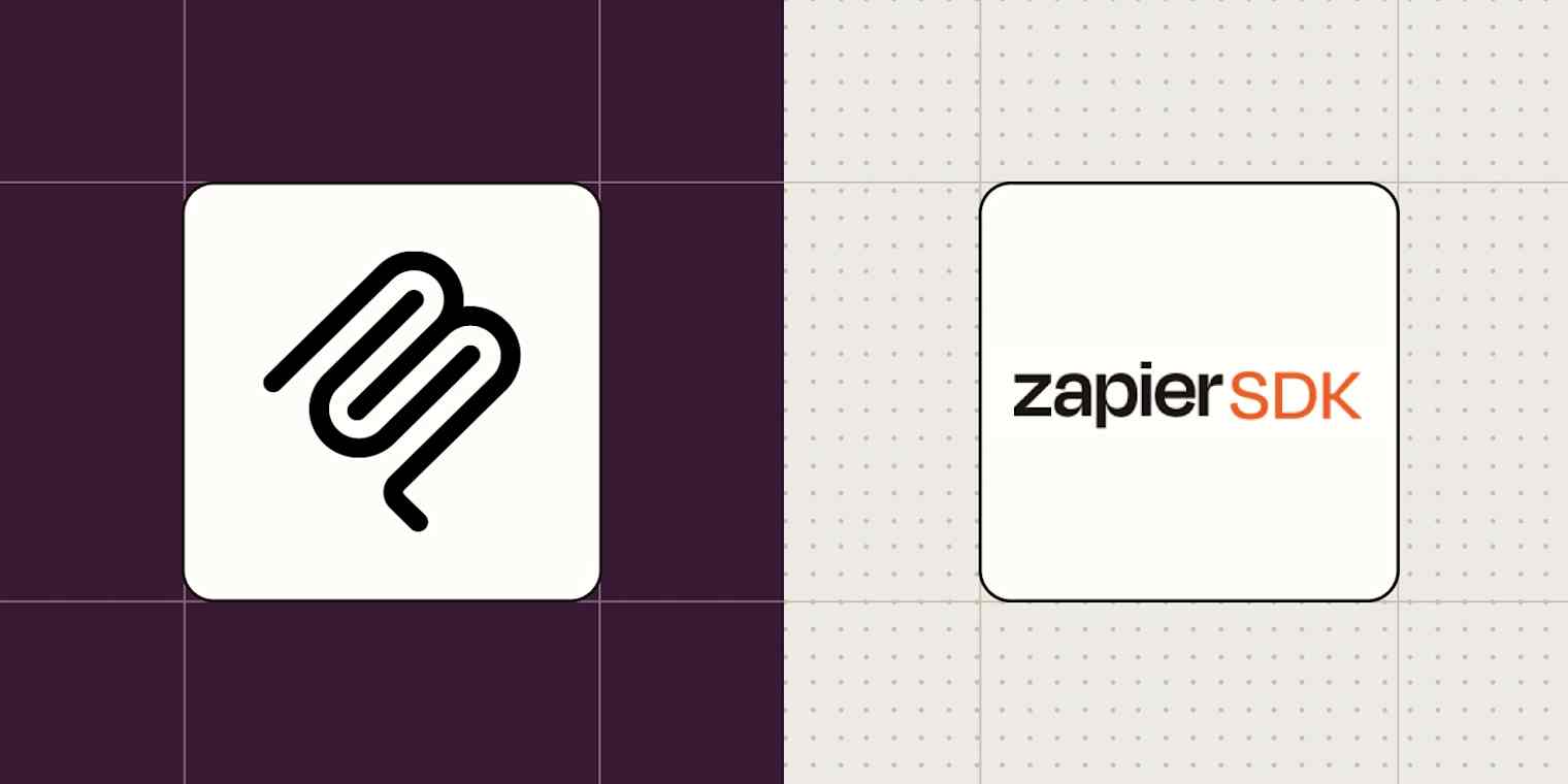 The MCP logo and Zapier SDK logo next to each other