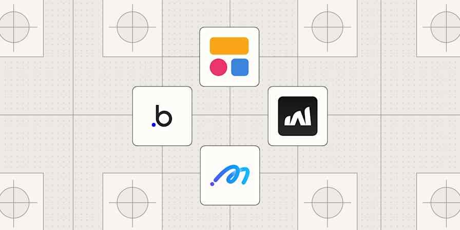 Hero image with the logos of the best no-code app builders