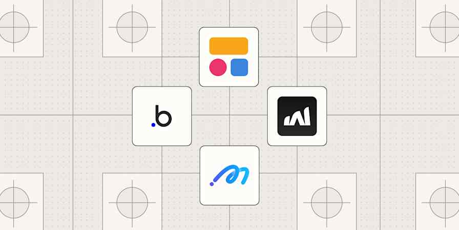 Hero image with the logos of the best no-code app builders