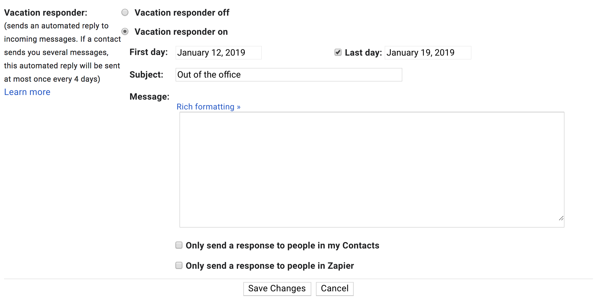 How To Set An Out Of Office Message In Gmail