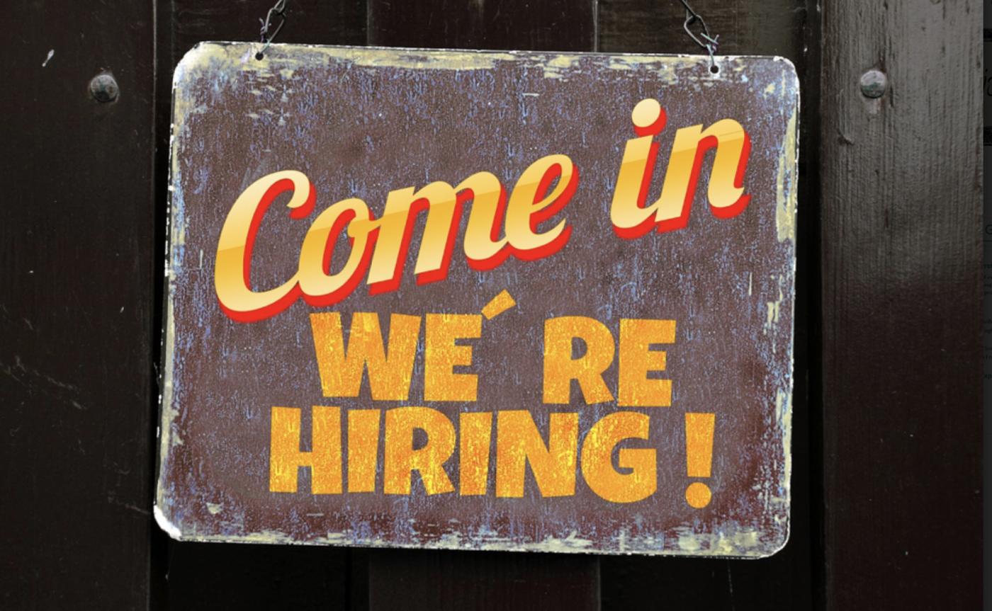 hiring sign