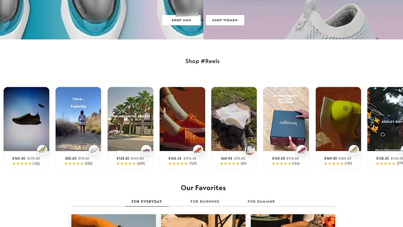 ReelUp, our pick for the best Shopify app for shoppable videos