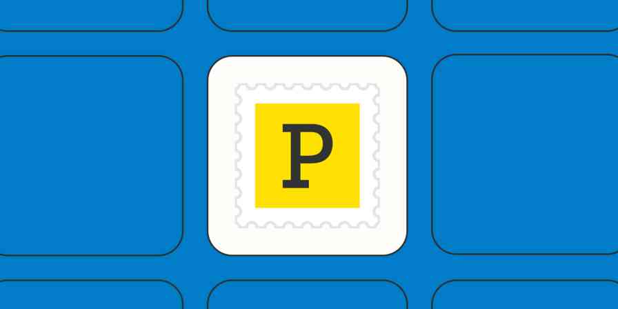 Postmark app logo on a blue background