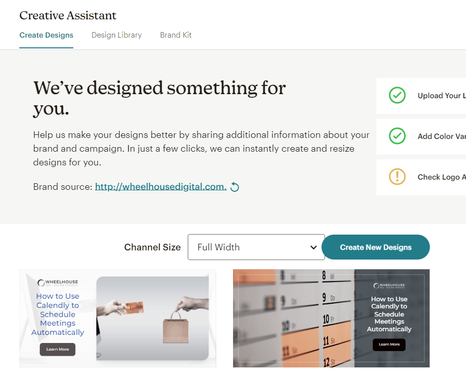 Mailchimp's Creative Assistant