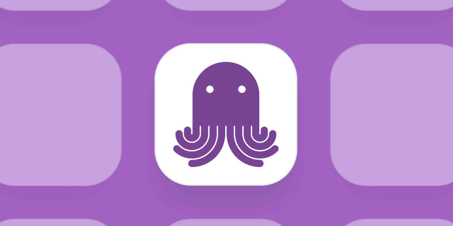 Hero image for app of the day with the EmailOctopus logo