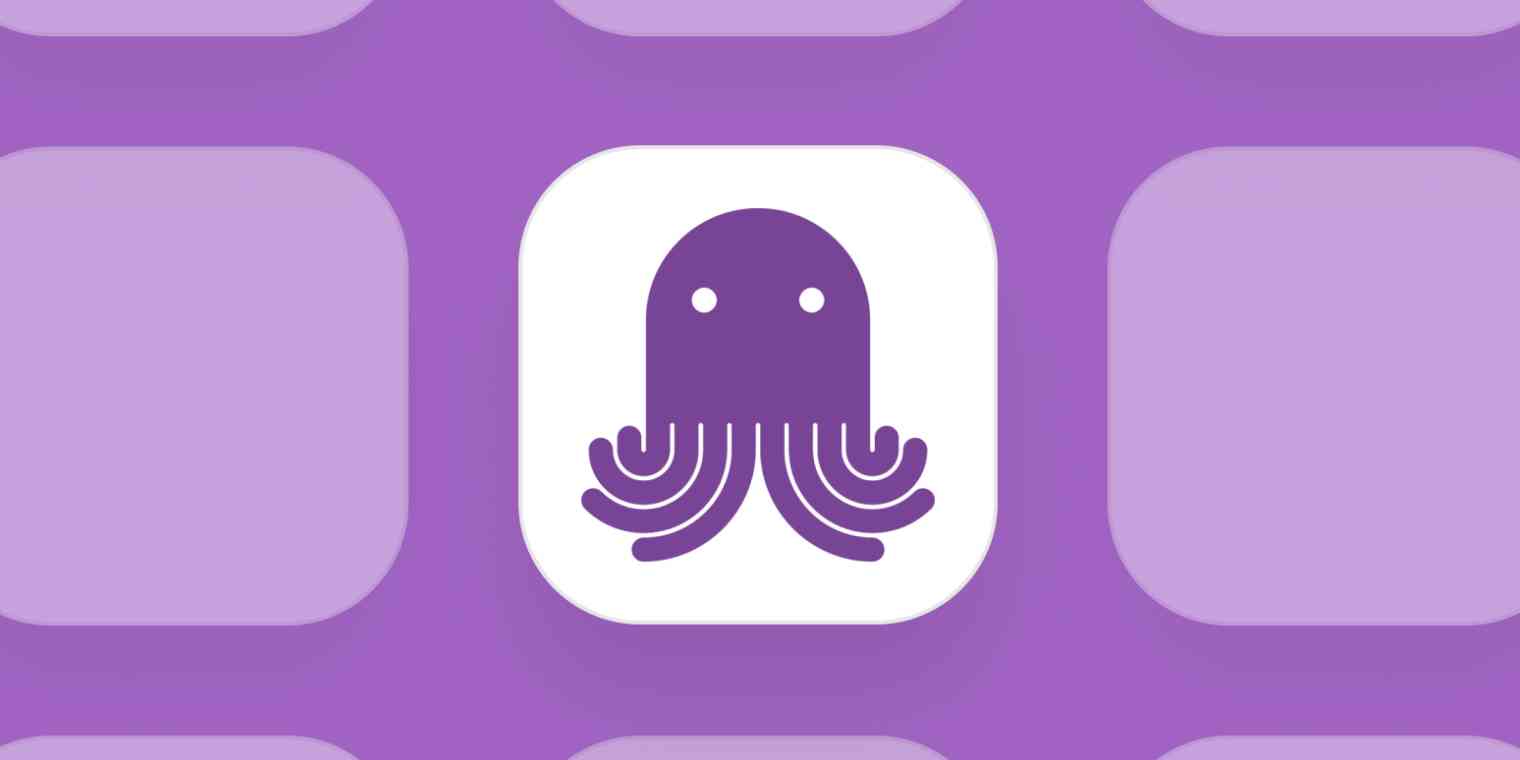 Hero image for app of the day with the EmailOctopus logo