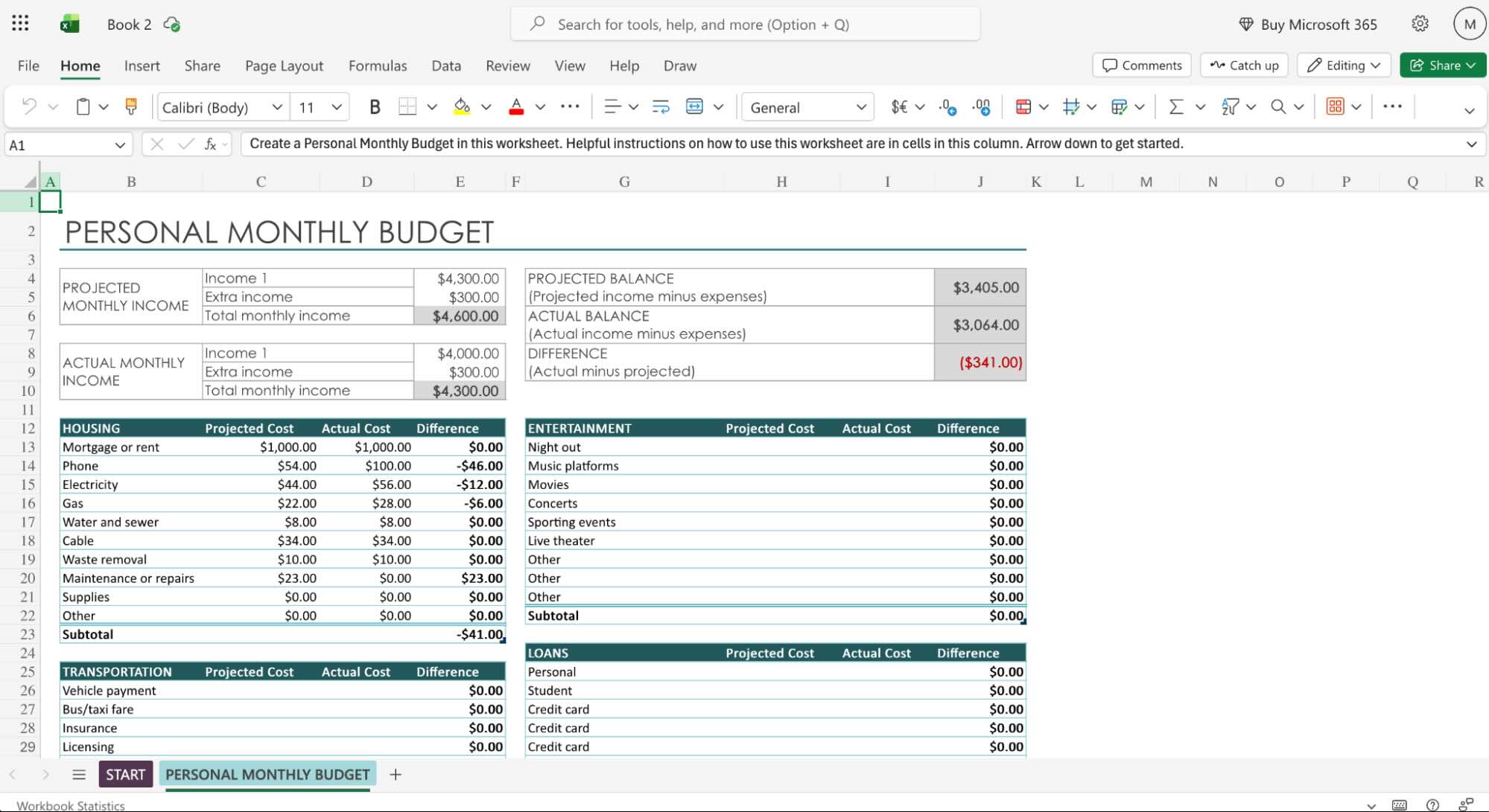 Microsoft Excel, our pick for the best spreadsheet software for powerful data crunching and large data sets