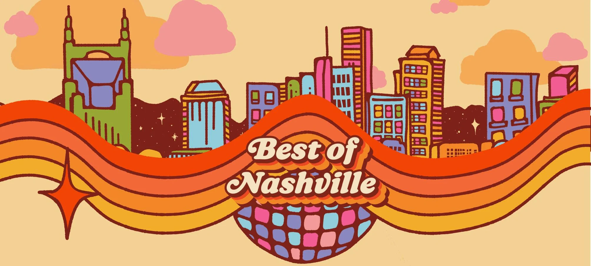 The key art for the Best of Nashville award's website.