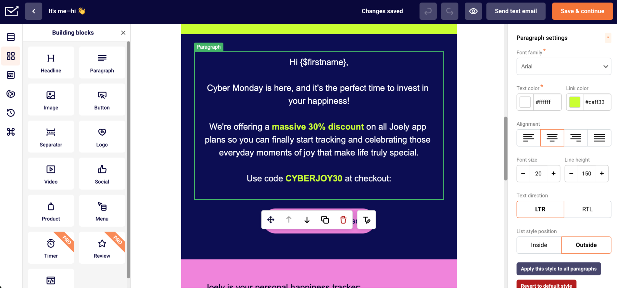 Sender, our pick for the best free email marketing software for a generous free plan