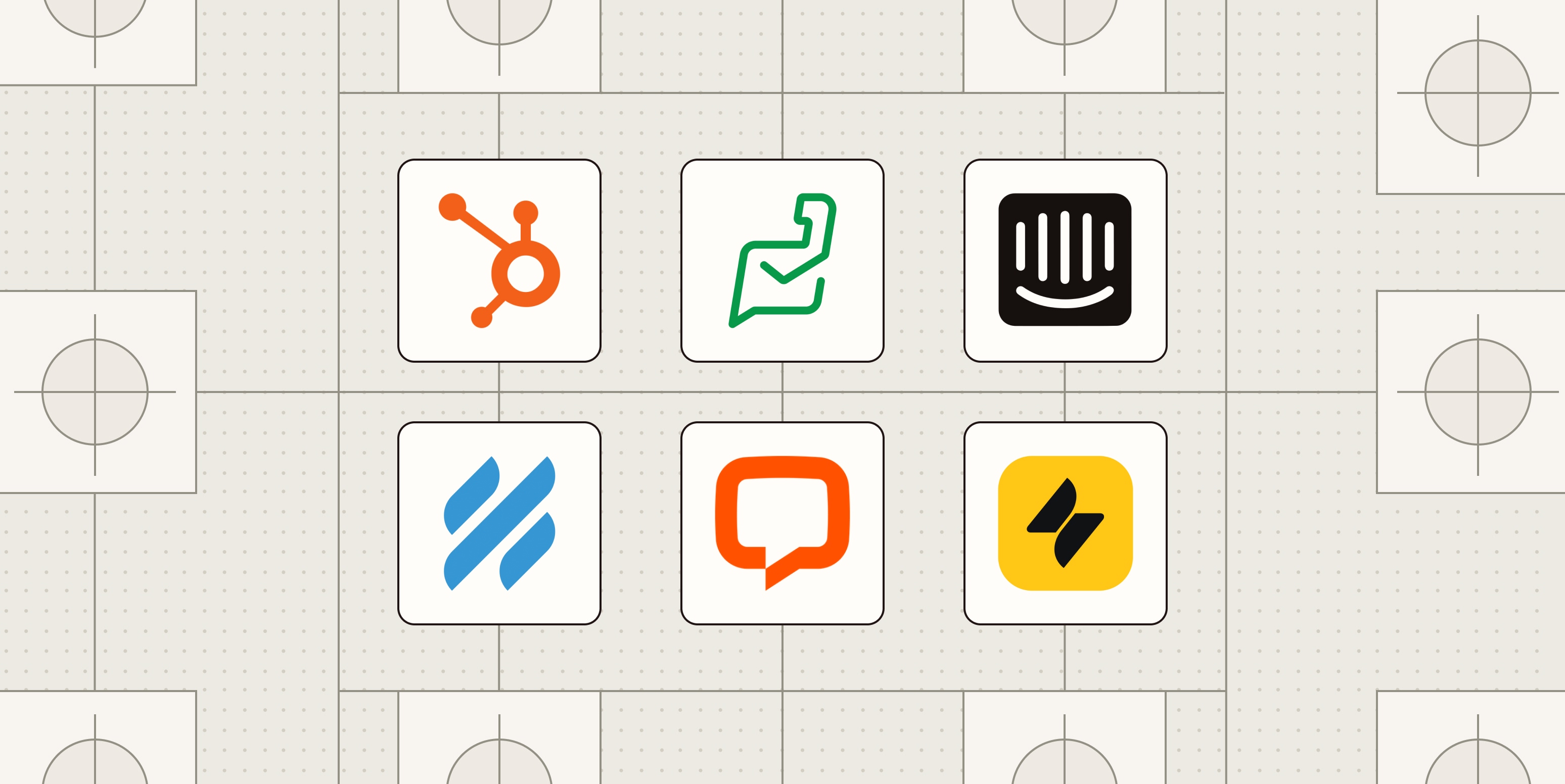 Hero image with the logos of the best Zendesk alternatives