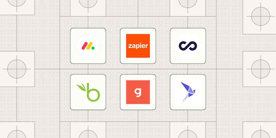 Hero image with the logos of the best employee management software