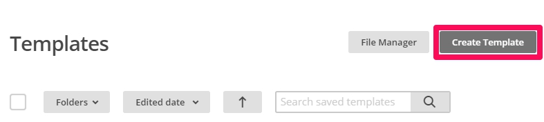 create new mailchimp template