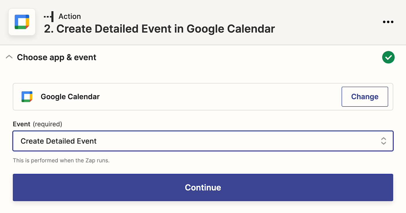 How to create Google Calendar events from a Google Sheets sp