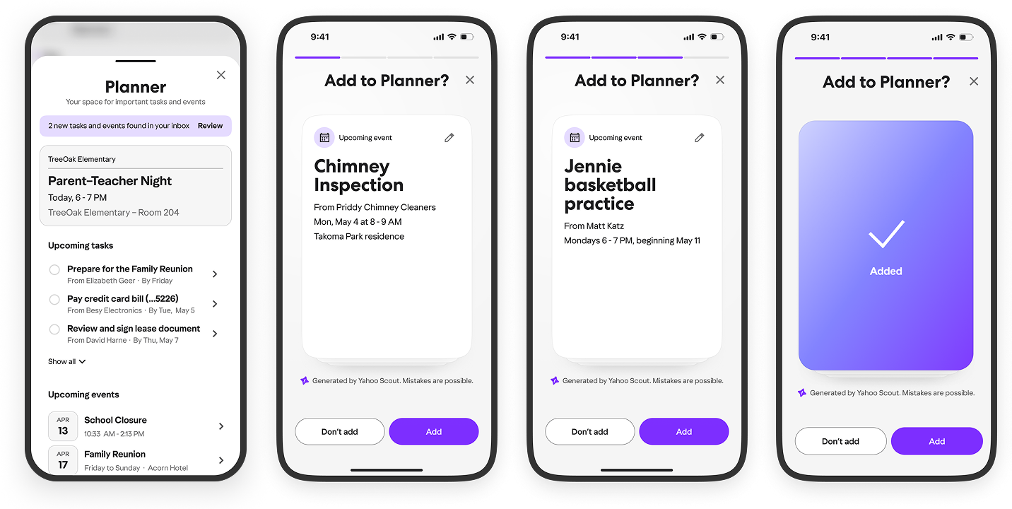 Yahoo Planner