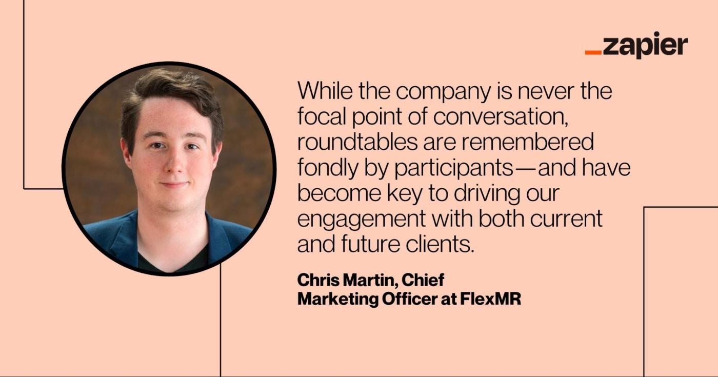 Chris M's quote about promotional events