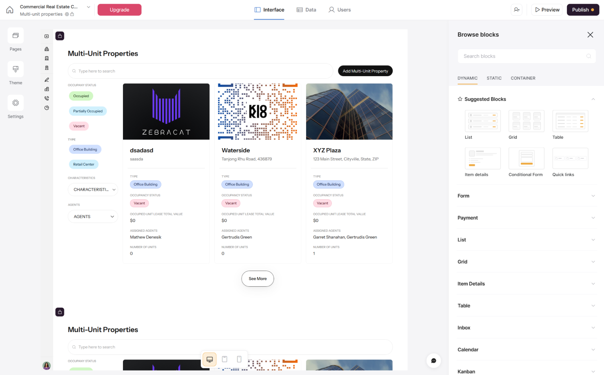 Softr, our pick for the best internal tool builder for creating with AI