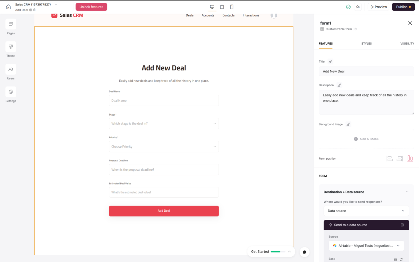 Softr, our pick for the best internal tool builder for creating with AI