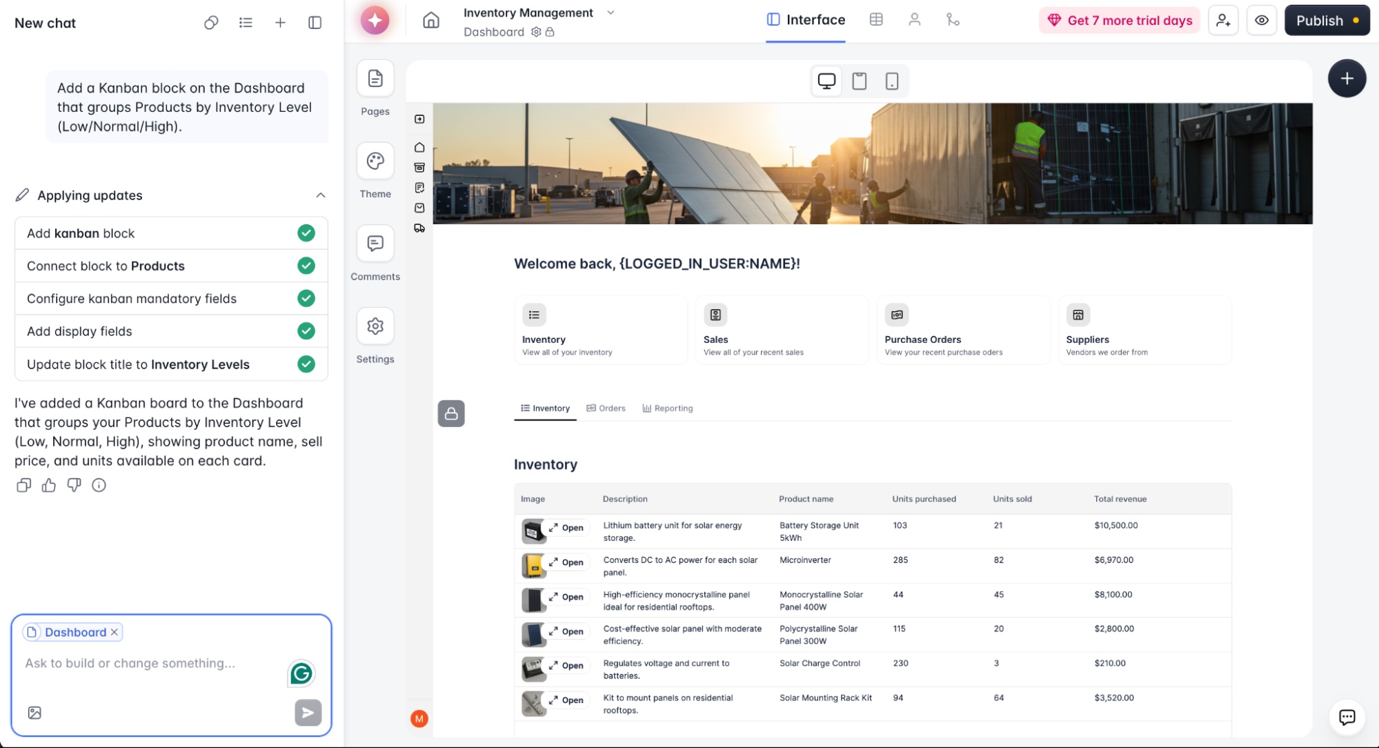 Softr, our pick for the best internal tool builder for creating with AI