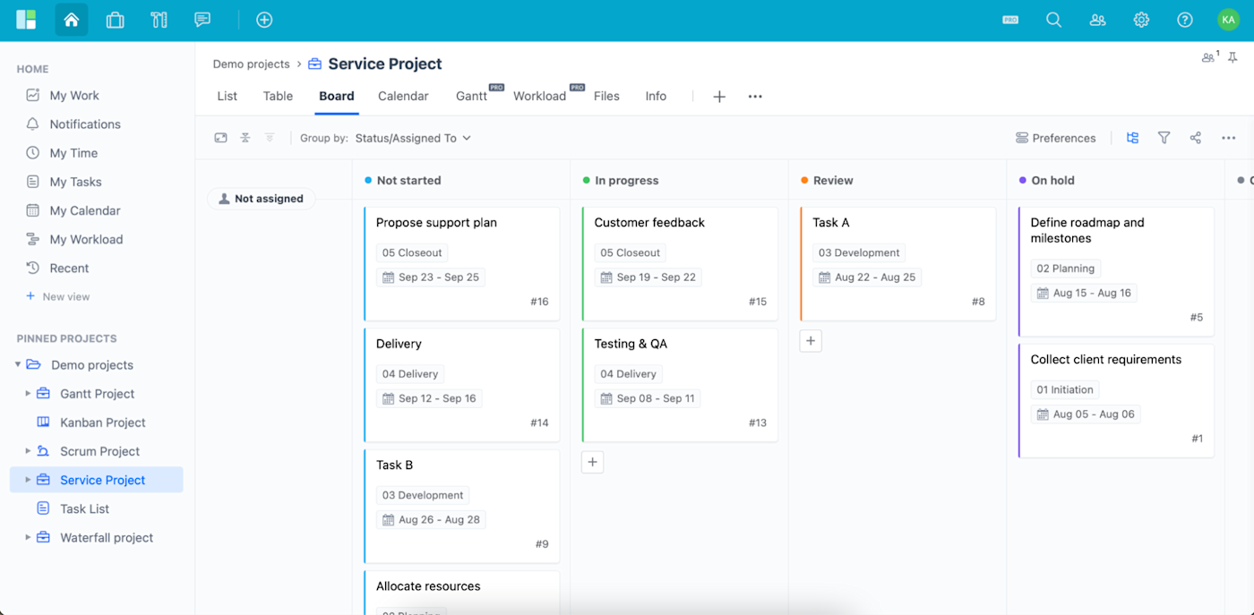 GoodDay, our pick for the best project management software for working with multiple methodologies