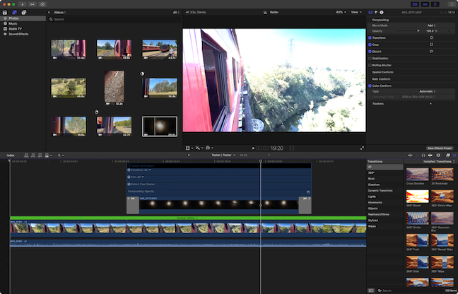 Final Cut Pro, our pick for the best Mac video editing software