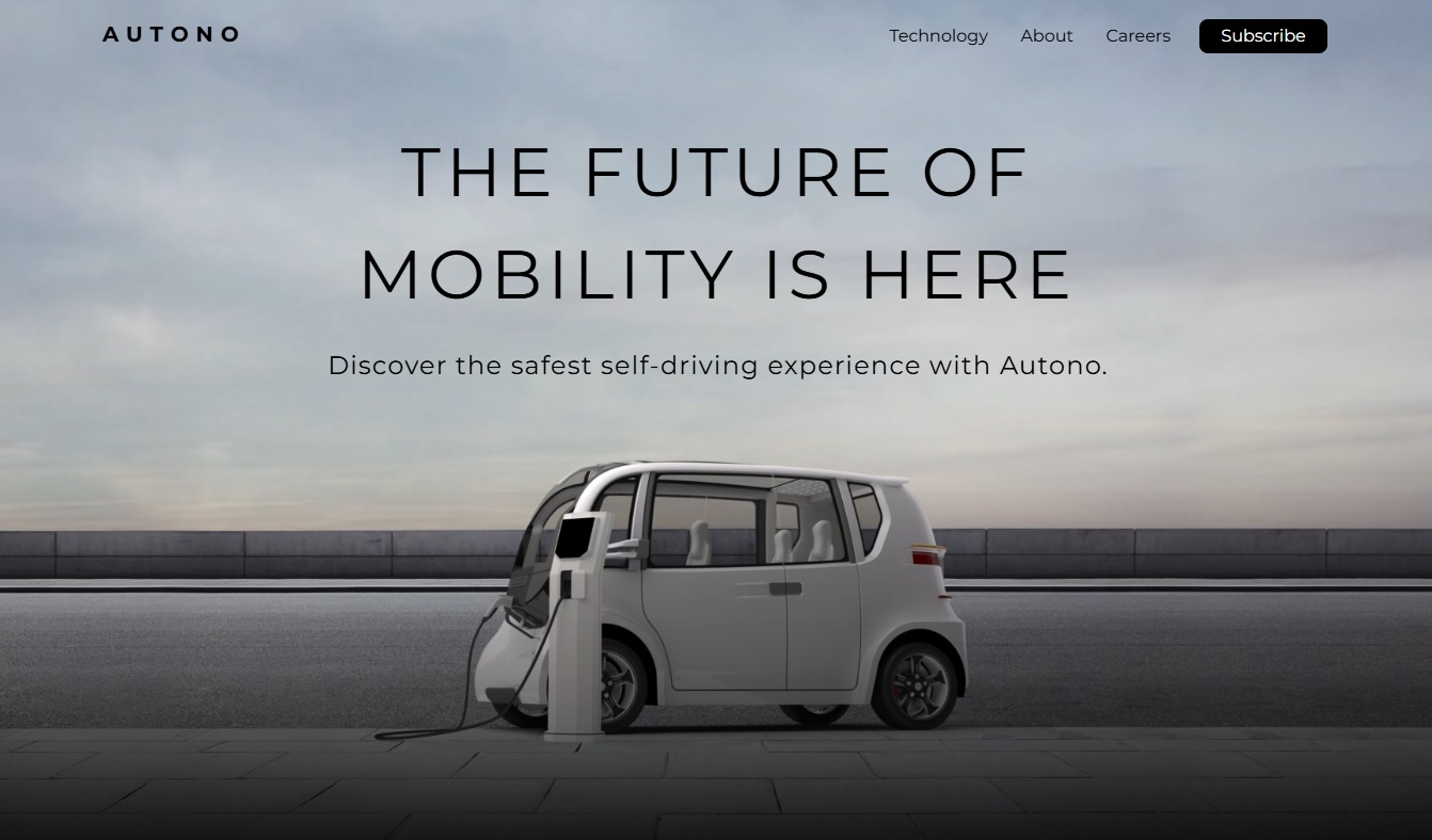 A Wix template for AI startups