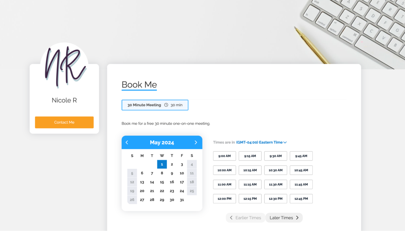 Book Like A Boss, our pick for the best appointment scheduling app that doubles as an affordable website builder