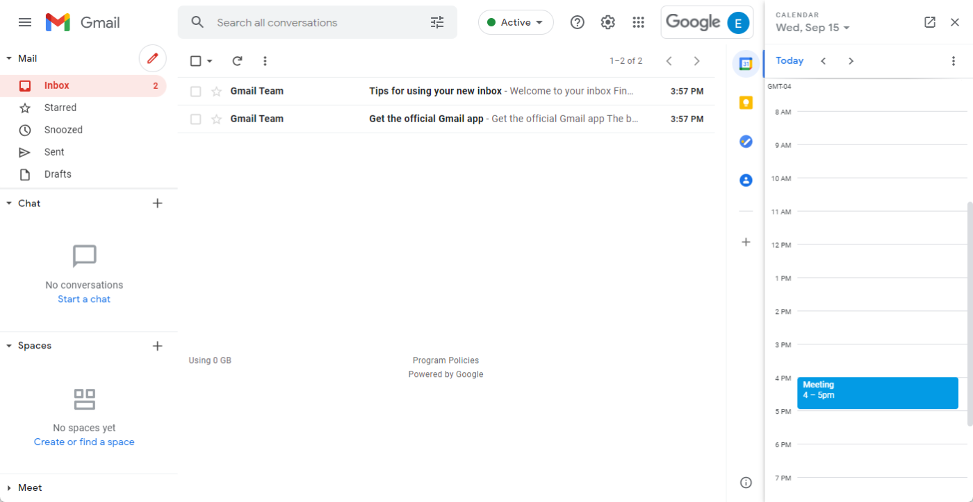 Gmail, our pick for the best email hosting service for keeping everything on the cloud (and for Google users)