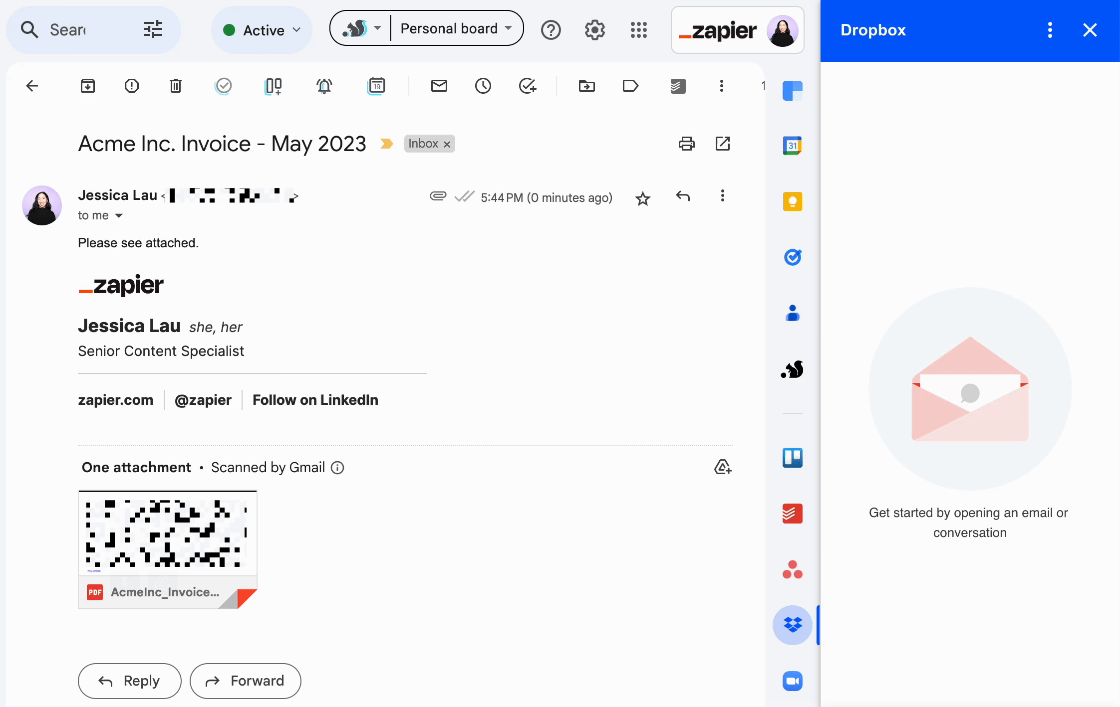 Turn off one-to-one email tracking or attachment logging