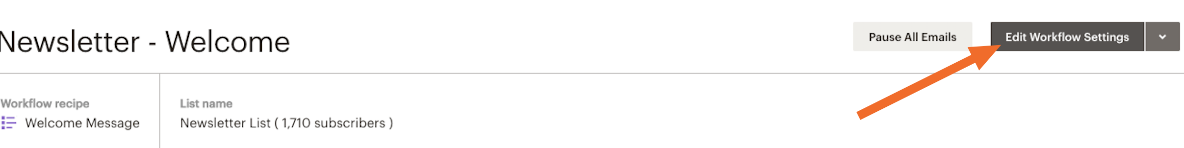 Click Edit Workflow Settings