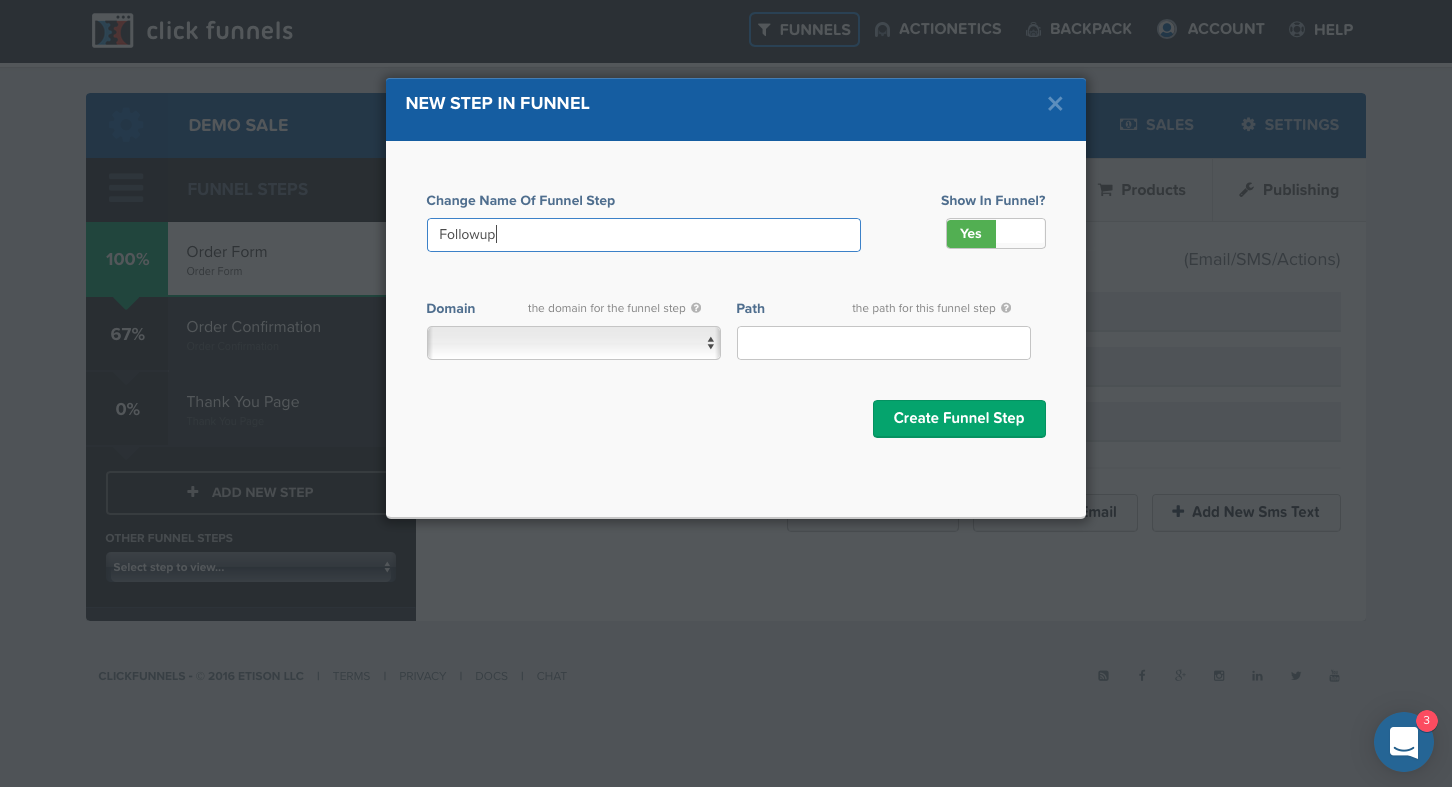 ClickFunnels screenshot