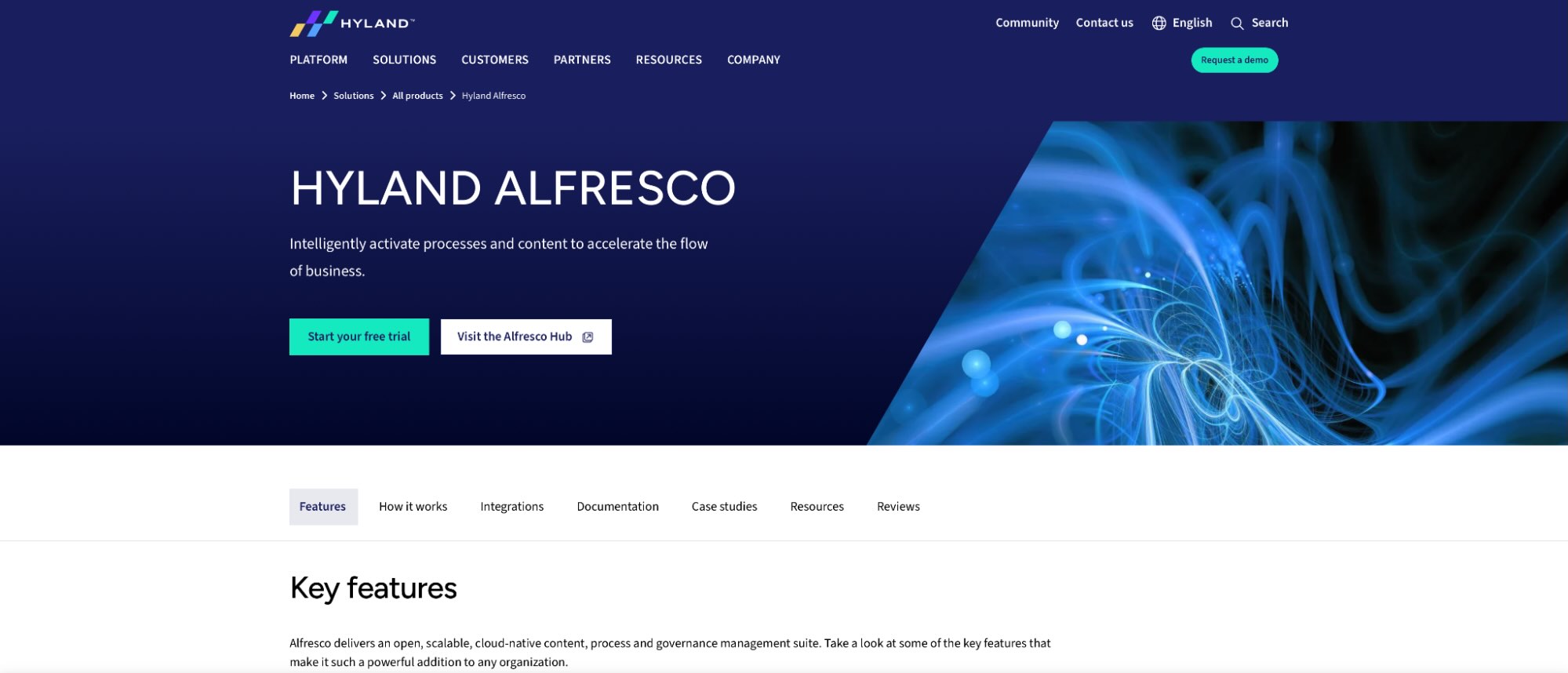 Alfresco, document management software for enterprises