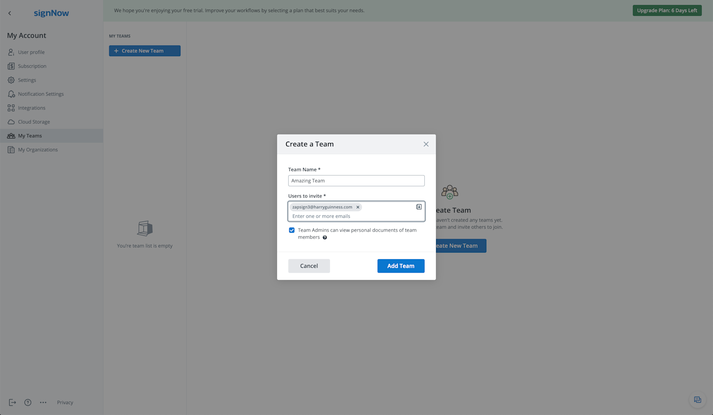 SignNow screenshot