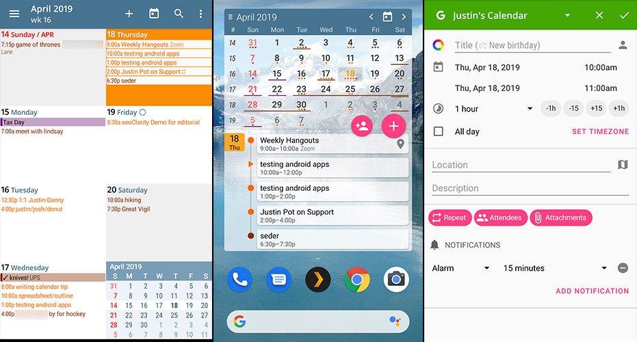 The Best Calendar Apps for Android Zapier